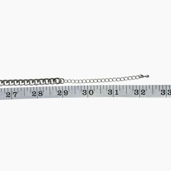 Fashion Necklace Earrings Set Large Clear And Frosted Green Stones Silver Tone - Picture 10 of 10